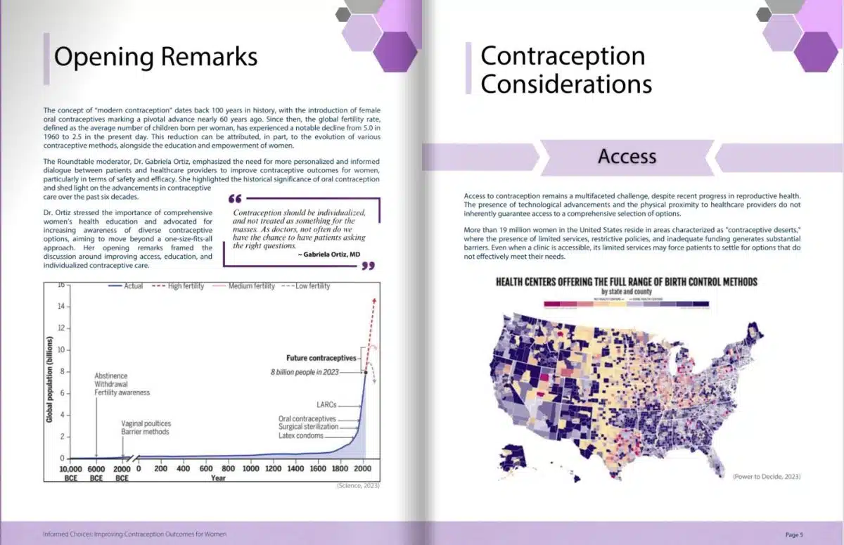 two page image from roundtable print proceedings