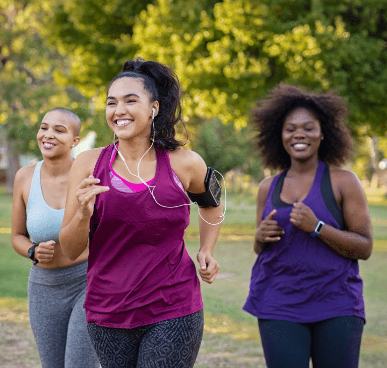 women jogging