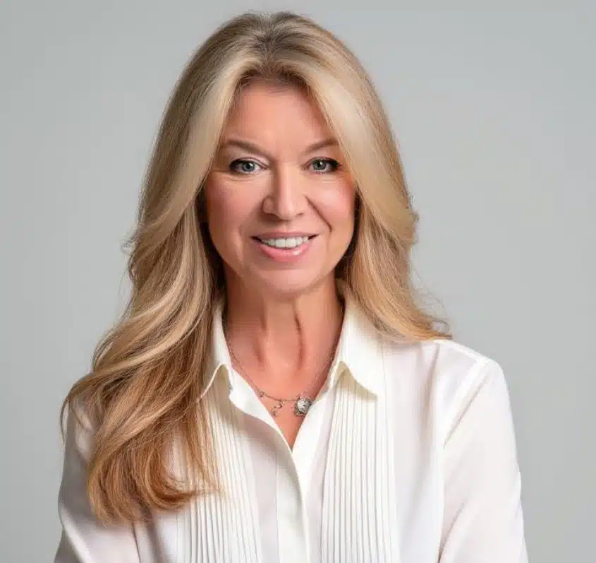 Headshot, Lisa F, communications consultant