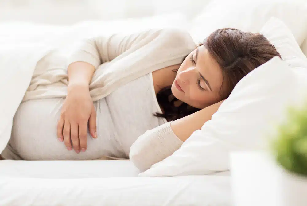 pregnant woman on bedrest